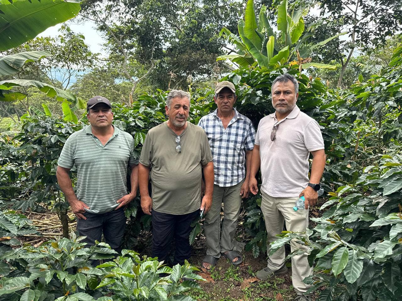 Farm visit with producers